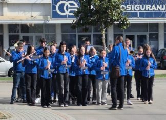 Gradska glazba Metković izvela Prvosvibanjsku budnicu