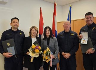 Spomenicom domovinske zahvalnosti odlikovano četvoro djelatnika PU dubrovačko-neretvanske