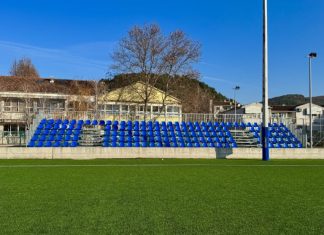Postavljena montažna tribina na Neretvinu pomoćnom igralištu