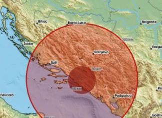 Prilično jak potres s epicentrom u Jadranskom moru u blizini otoka Mljeta