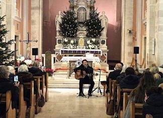 Stjepo Gleđ Markos održao koncert u crkvi sv. Ilije