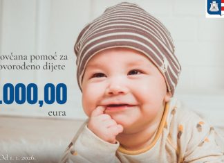 Dubrovačko-neretvanska županija uvela dar od 1.000 eura za novorođenu djecu