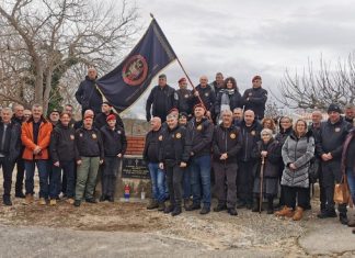 FOTO | Veterani 4. gbr. HV-a na obilježavanju 33. obljetnica VRO Maslenica