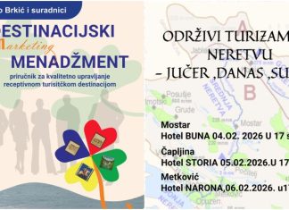 NAJAVA predavanja “Održivi turizam uz Neretvu – jučer, danas, sutra”