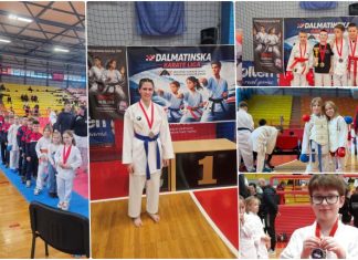 KK Knez Domagoj Metković osvojio 12 medalja na otvaranju Dalmatinske karate lige
