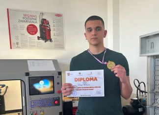 Metkovski srednjoškolac Stipe Kozina osvojio prvo mjesto na međužupanijskom natjecanju WorldSkills Croatia 2026.