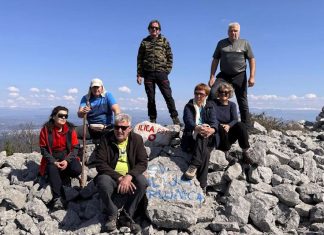 HPD Gledavac na prvom organiziranom pohodu na Ilicu po novoj stazi