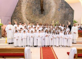 Prva pričest u crkvi sv. Nikole