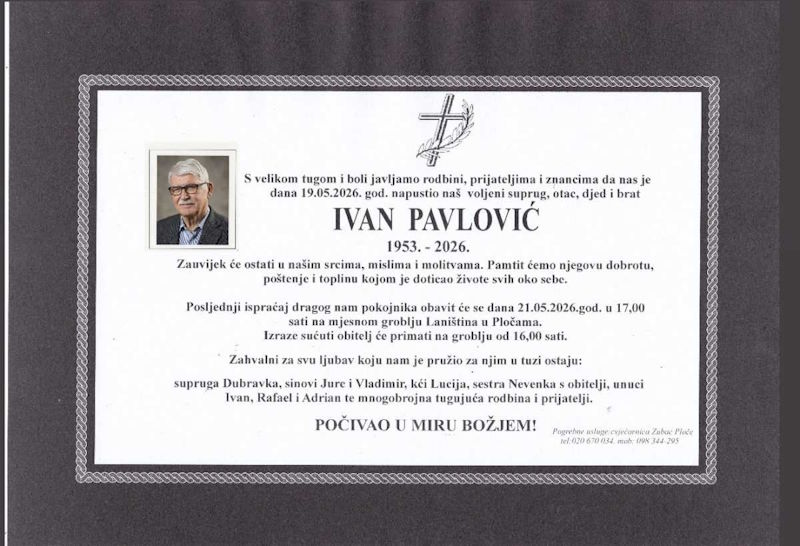 ivan-pavlovic-osmrtnica