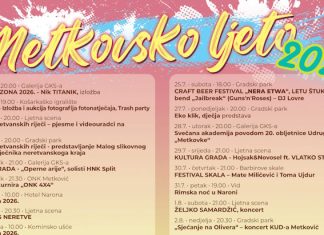 PROGRAM ovogodišnjeg izdanja manifestacije „Metkovsko ljeto“
