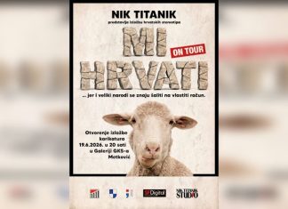 NAJAVA! Karikaturist Nik Titanik izložbom „Mi Hrvati“ stiže u Metković