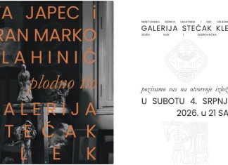 U Galeriji Stećak u Kleku otvorenje izložbe mladih umjetnika Ive Japec i Frana Marka Vlahinića