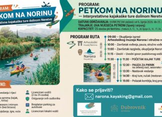 Dođite na besplatne interpretativne kajakaške ture Dolinom Neretve