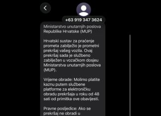 UPOZORENJE! Ukoliko vam stigne poruka koju šalje prometna policija nipošto ne otvarajte – radi se o prijevari