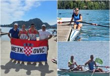 Veslači Neretvanskog gusara osvojili medalje u Vrlici, Roko Mijić i Nika Cetina briljirali na Bledu