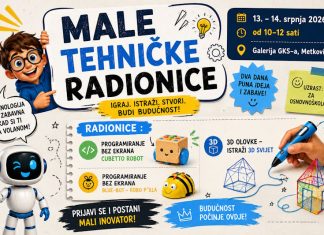 Male tehničke radionice u GKS-u: Dva dana programiranja bez ekrana i 3D stvaranja za osnovnoškolce