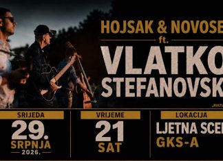 NAJAVA! „Kultura grada 2026.” – koncert Hojsak & Novosel ft. Vlatko Stefanovski