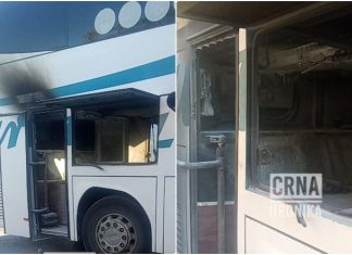 Zapalio se autobus kod Zatona Dola, 50 putnika sigurno evakuirano
