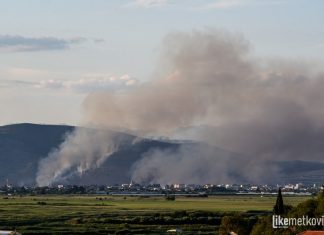 Požar kod Metkovića zahvatio 70 hektara trstike, stanje na hrvatskoj strani stabilno