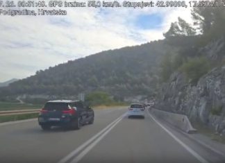 Snimljen kako pretječe BMW-om na Pelješcu i kod Podgradine preko dvostruke pune crte