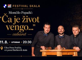 NAJAVA! Festival Skala nastavlja se cabaretom „Ča je život vengo…“