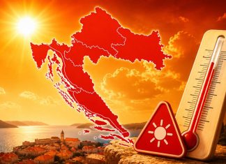 Crveni meteoalarm zbog toplinskog vala: Temperature će dosezati 40 °C u hladu