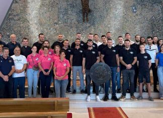 Misa zahvalnica u sv. Nikoli za veliku pobjedu Crnog puta na 29. Maratonu lađa