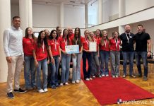Zamjenik gradonačelnika primio mlade rukometašice ŽRK Metković i čestitao im na uspjehu