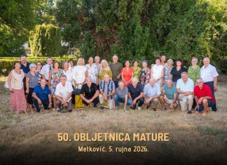 19. naraštaj Gimnazije Metković obilježio 50 godina od mature