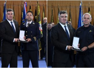 Policijske postaje Metković i Ploče odlikovane za doprinos u Domovinskom ratu