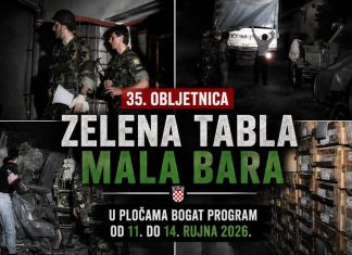 PROGRAM obilježavanja 35. obljetnice vojno-redarstvene akcije „Zelena tabla – Mala bara“