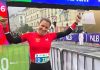 Anamarija Krilić, kapetanica lađarica Baćine, istrčala 30. Ljubljanski maraton