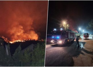 Šumski požar na Rujnici gori nekontrolirano: zatvorena cesta kroz Podrujnicu, Momiće i Matijeviće