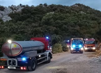 Požarište u Vidu mirno, vatrogasci preraspodijelili snage